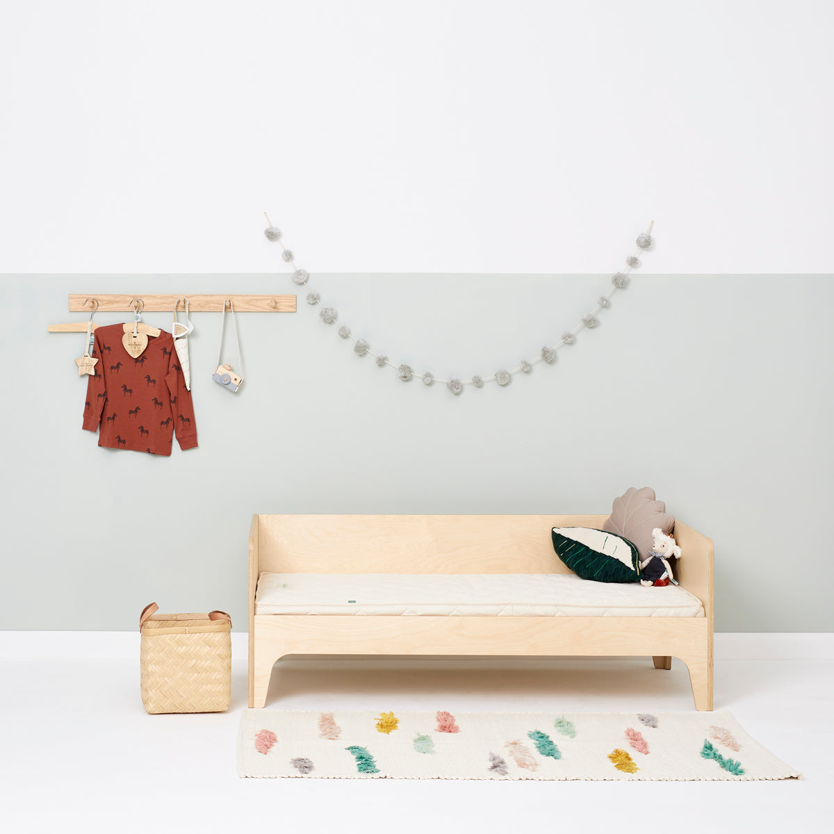 The Little Green Sheep Natural Twist Cot Mattress 60x120 - Second chance - Hola BB