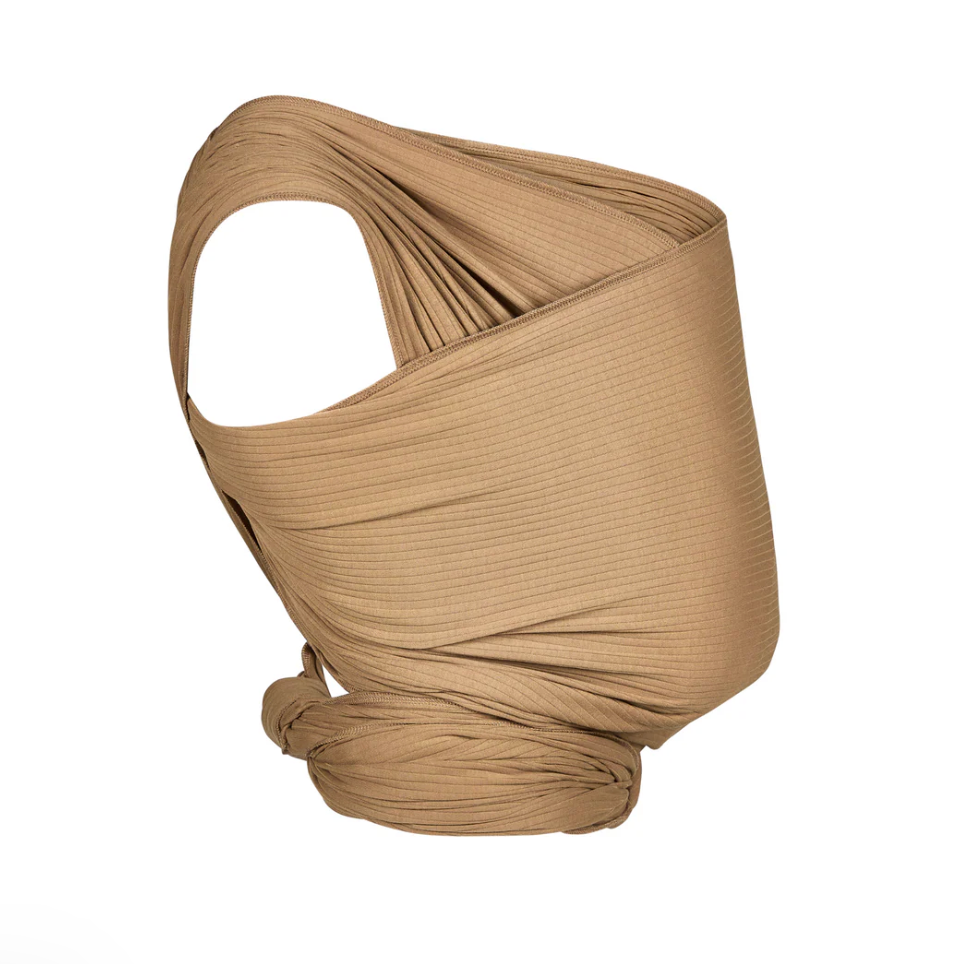 Fascia porta-bebè in cotone biologico, velluto a coste