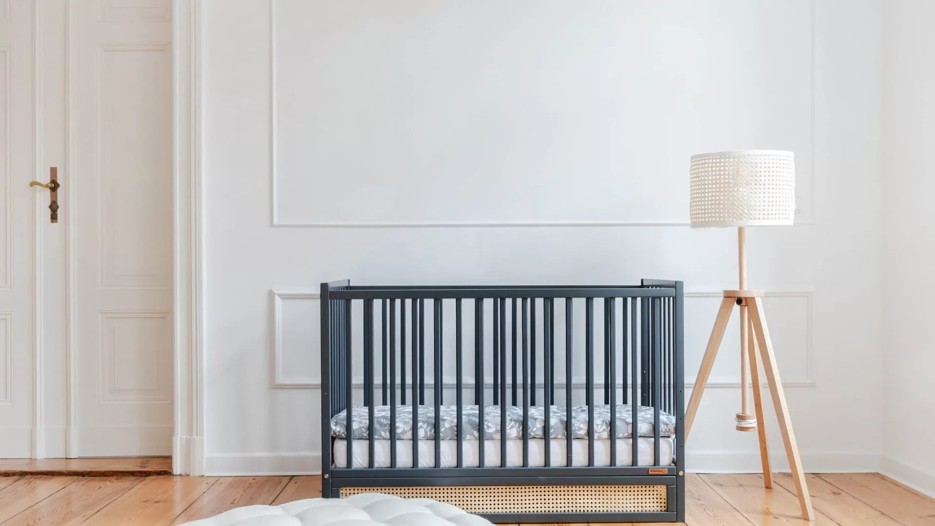 Woodies Boho Vintage Cot - Anthracite  - Hola BB