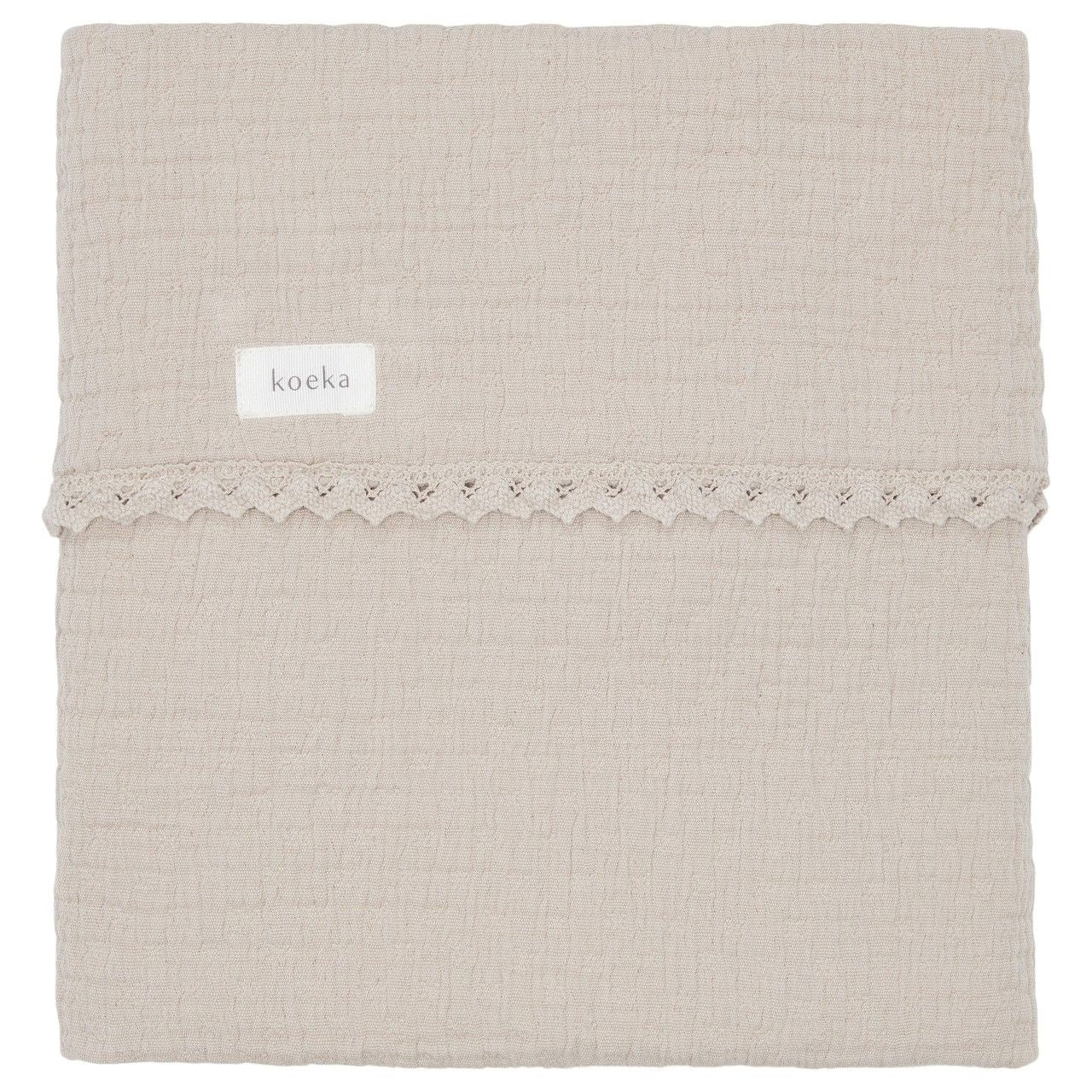 Koeka Lace Elba blanket Crib / Clay - Hola BB