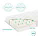 Woodies Premium latex toddler bed mattress 70x140cm  - Hola BB