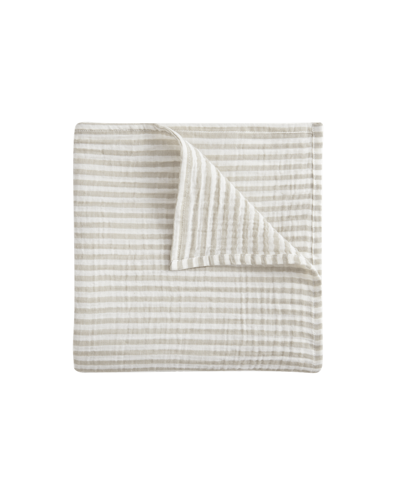 Garbo & Friends Muslin Swaddle Stripe Anjou - Hola BB