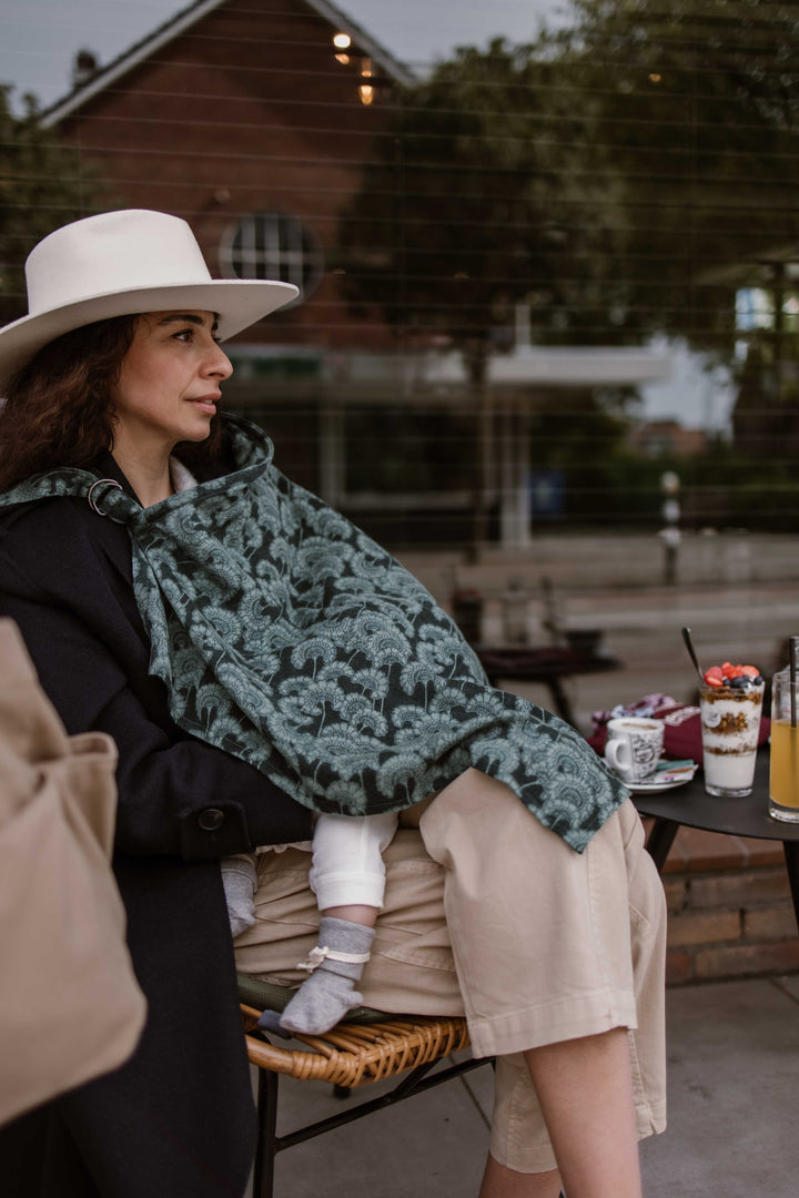 Lemej Amsterdam - Voedingssjaal van wol-zijdemix