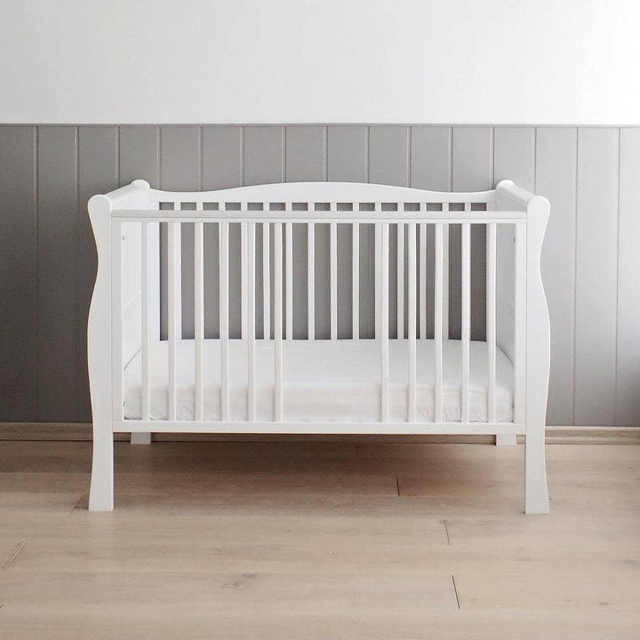 Woodies Noble 2 in 1 Cot Bed 70x140cm - White  - Hola BB