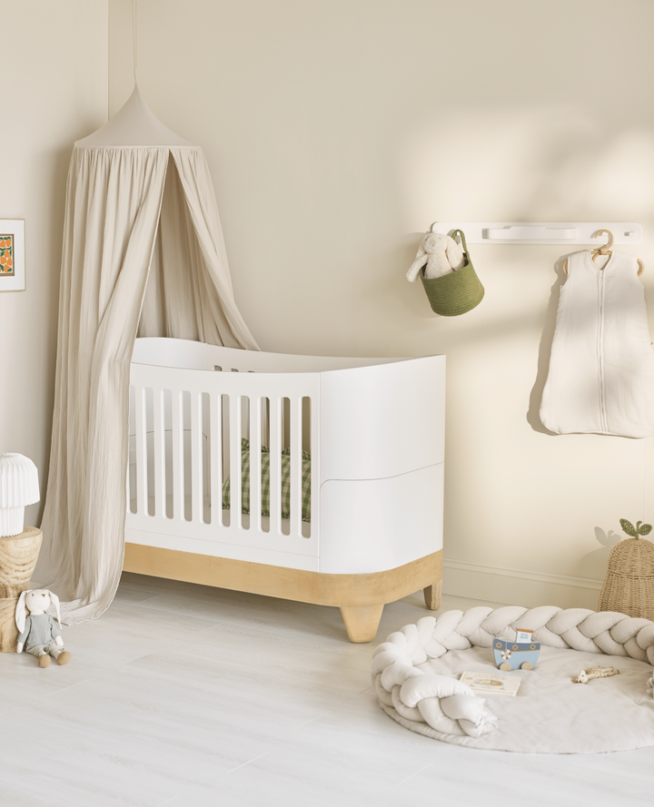 Maia sänghimmel i musselin