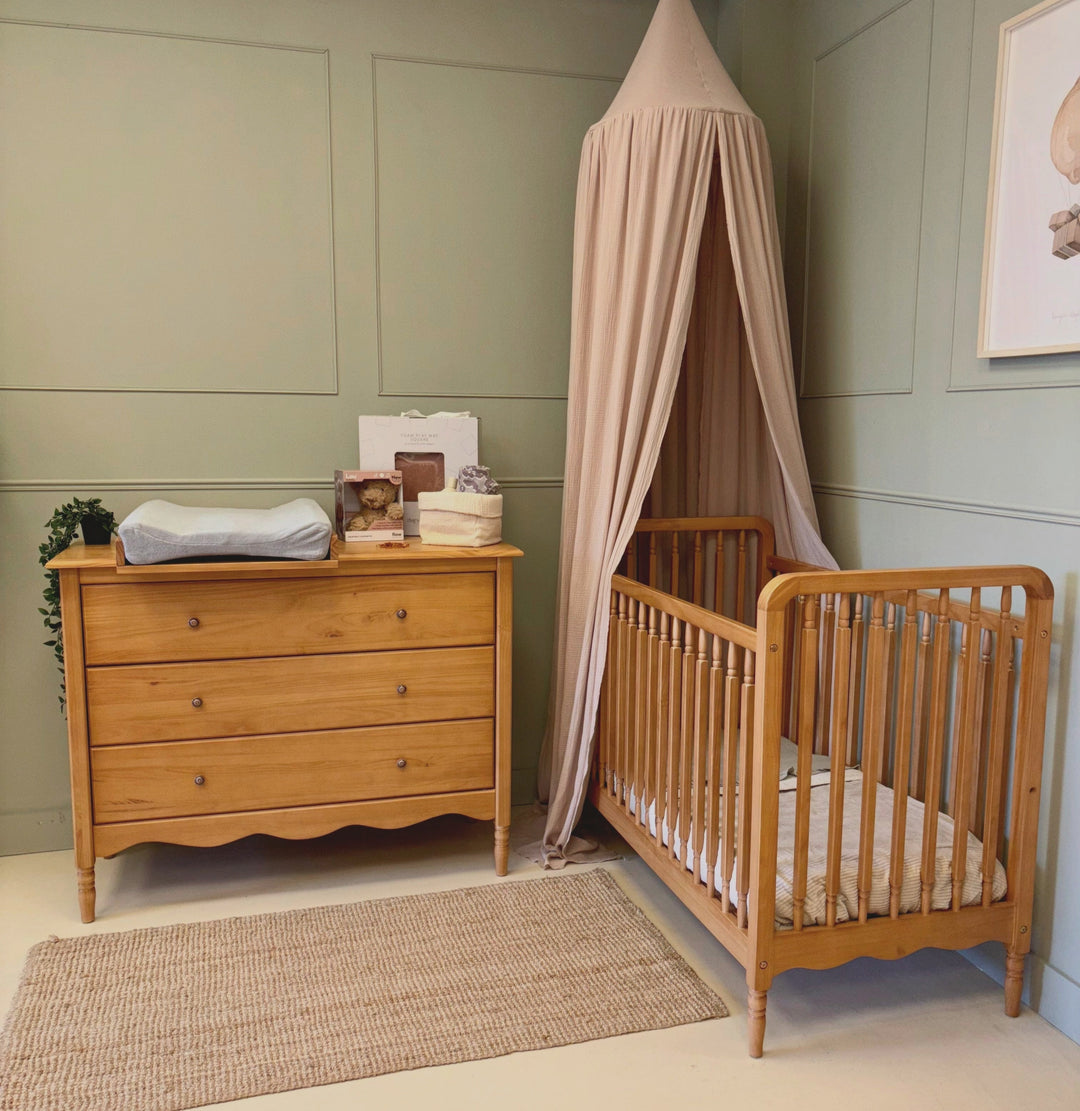 Heritage Vintage Babybett mit Bettgitter