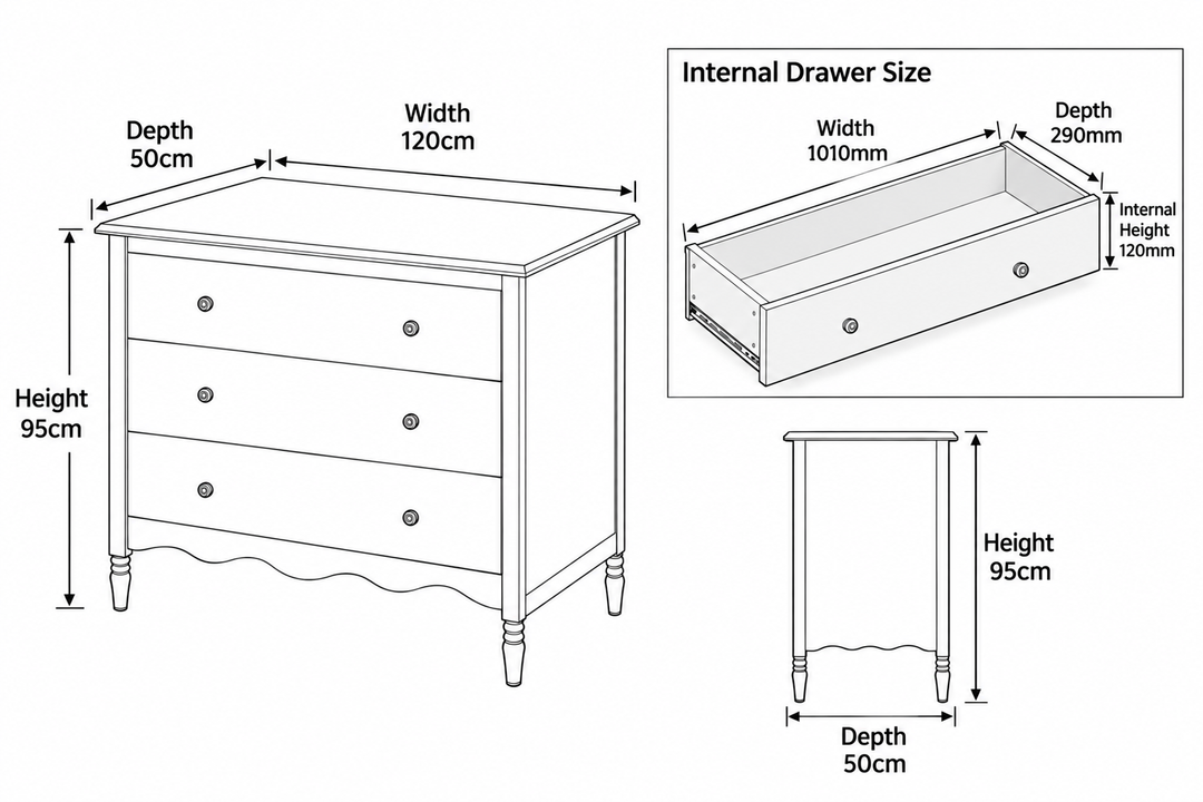 Heritage in Walnuss - komplettes Zimmer-Bundle - Mix & Match*