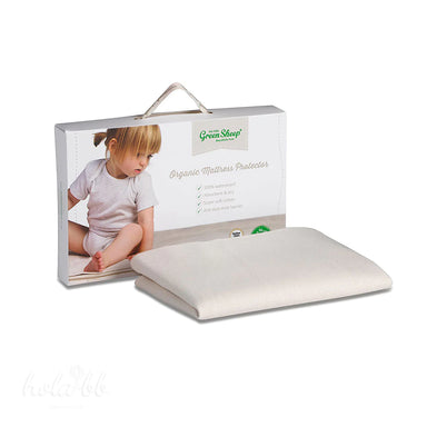 The Little Green Sheep Organic Cot Mattress Protector 60x120  - Hola BB