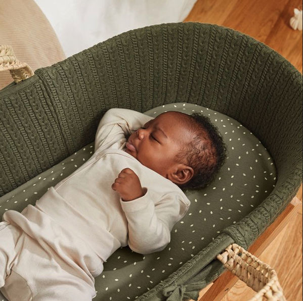 Biologisch Linnen Mozesmand hoeslaken - Natural Edit