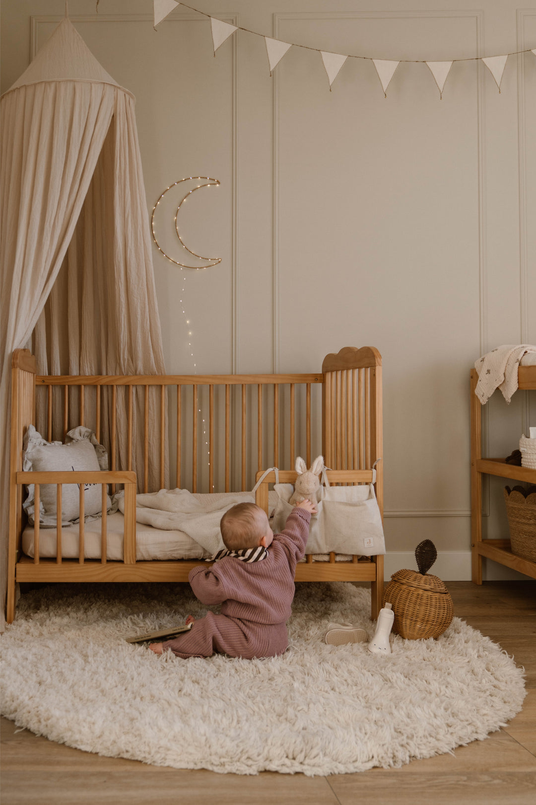 Cuna para bebé Rose Vintage