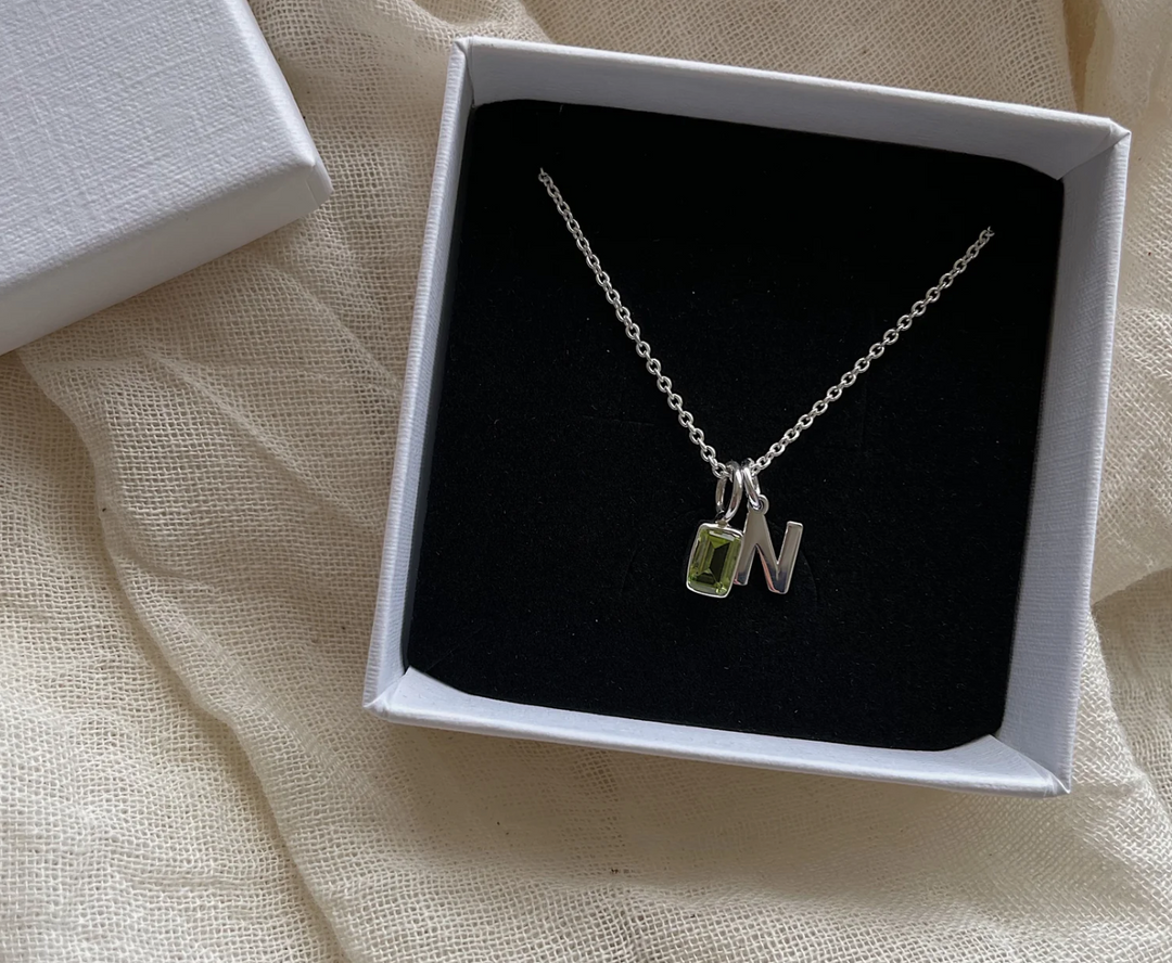 Pendentif Pierre De Naissance En Argent - Plusieurs Pierres