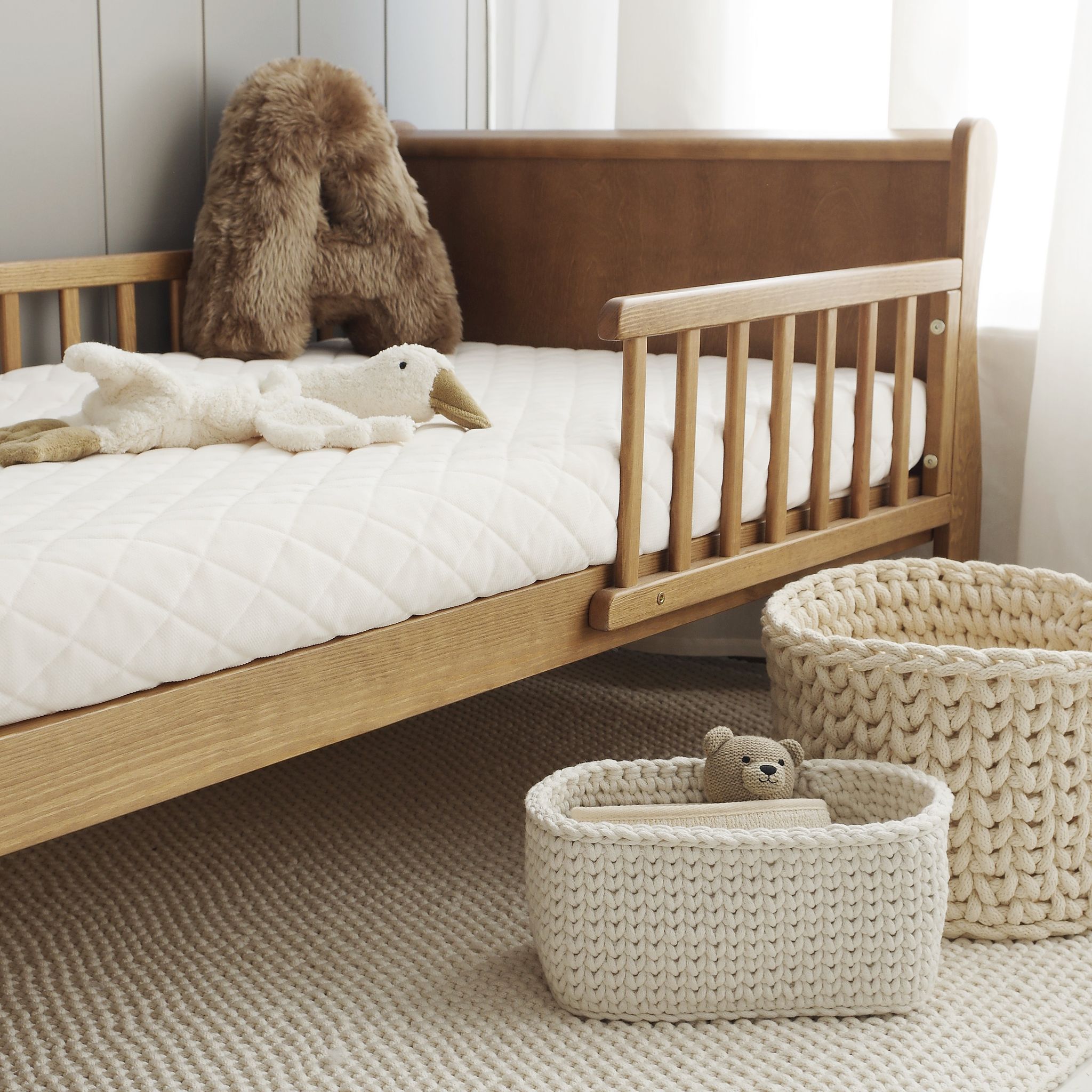 Woodies Noble Toddler Bed 70x140cm - Vintage  - Hola BB