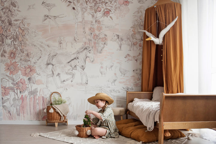 Woodies Noble 2-in-1 Umbaukinderbett 70x140 cm - Vintage