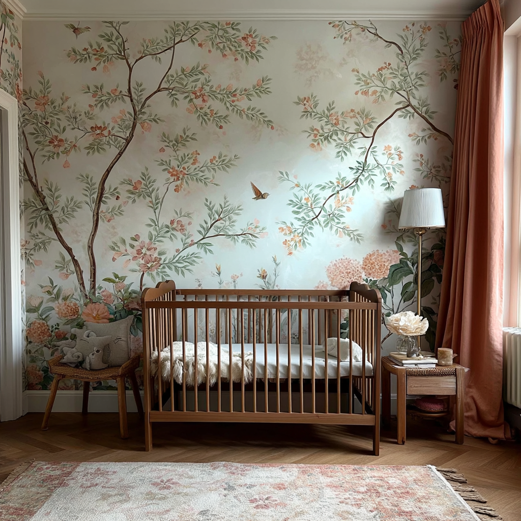 Rose Vintage Bebek Karyolası