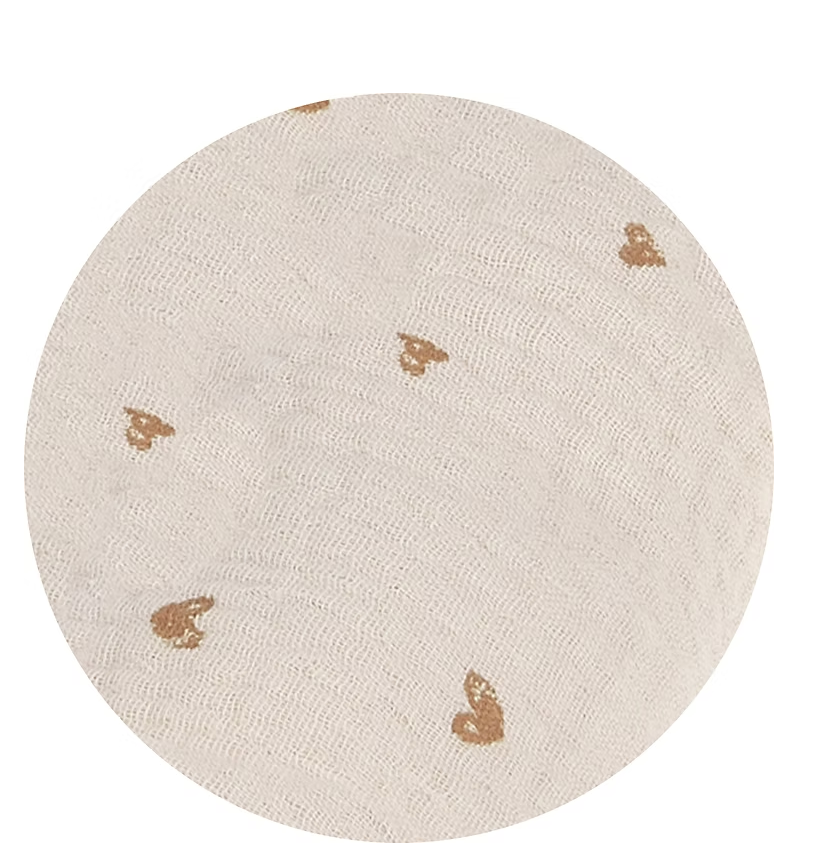 Heart print swaddle