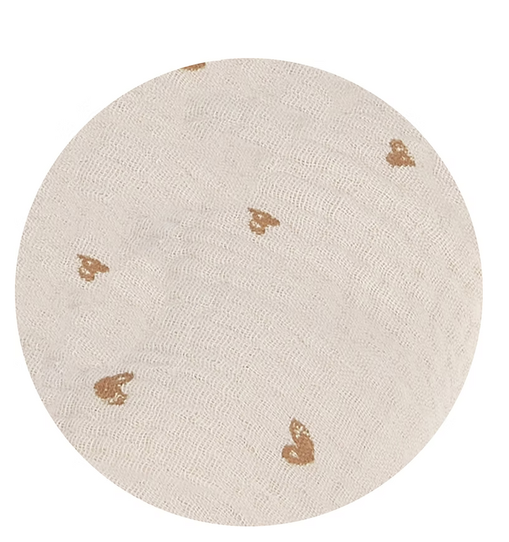 Heart print swaddle
