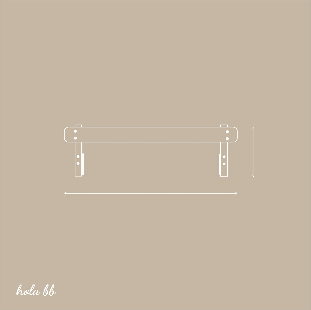 Woodies Vintage Toddler Rail  - Hola BB