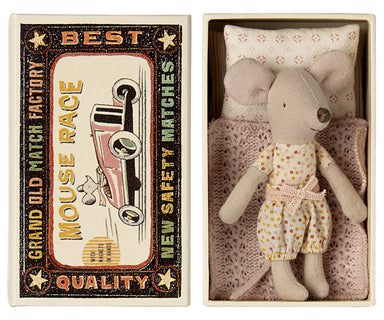 Maileg Maileg Little sister mouse in matchbox  - Hola BB