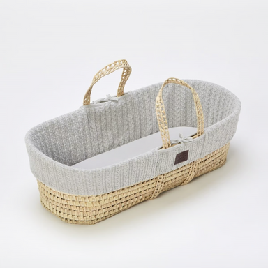 The Little Green Sheep Knitted Moses Basket and Rocking Stand Bundle  - Hola BB