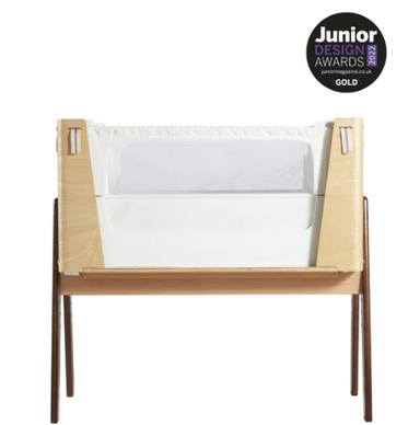 Gaia Baby Hera Co-sleep Crib - Natural Ash | Walnut  - Hola BB